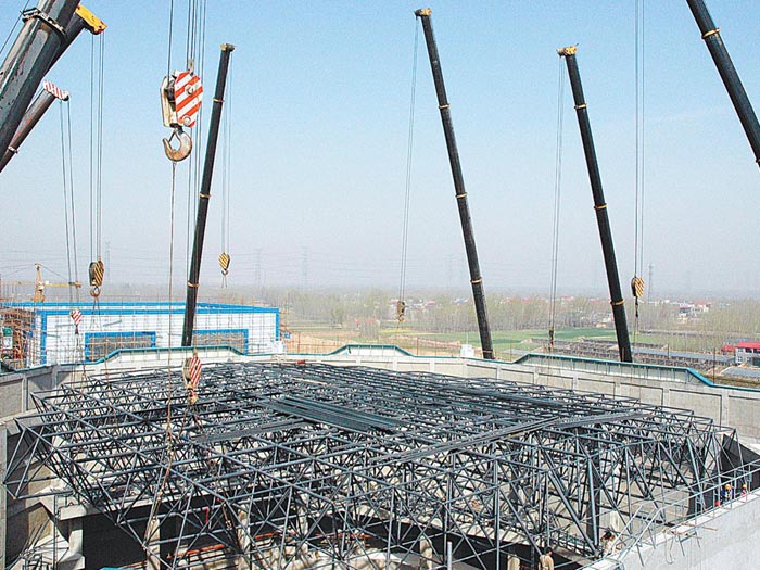 喀什网架高空滑移法